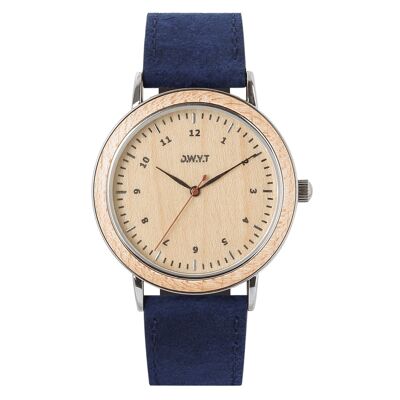 TOLGA sapphire blue watch (leather)
