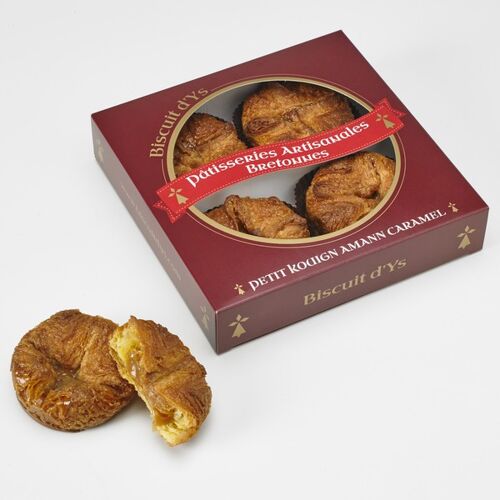 Boîte de 4 Kouign Amann caramel PUR BEURRE