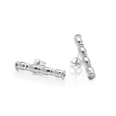 Sterling Silver Bar Stud Earring