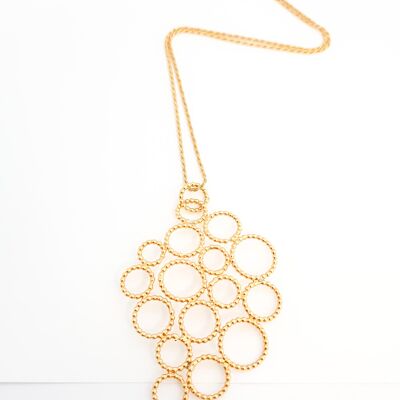 Gold Necklace - Bubble