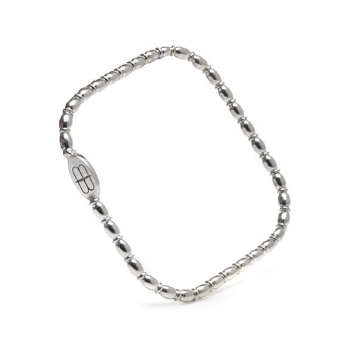 Square Bangle in Silver - Sterling silver minimalist bangle
