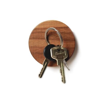 Magnetic key holder 'extra strong' - nut | wood | around
