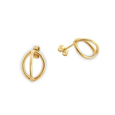 Gold Stud Earrings - Junto mini gold Earrings