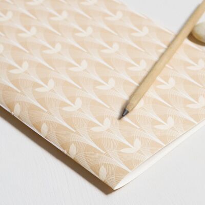 A5 size notebook • Tulip pattern