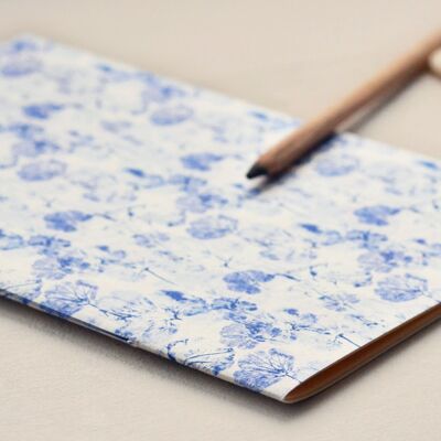 A5 size notebook • Ancolie pattern