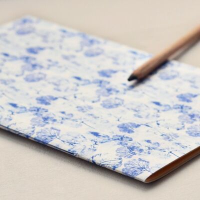 A5 size notebook • Ancolie pattern