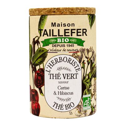 TÈ VERDE BIOLOGICO CILIEGIA E IBISCO 80G