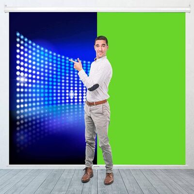 KHOMO GEAR Green Screen - Pull Down - 178 x 200 cm