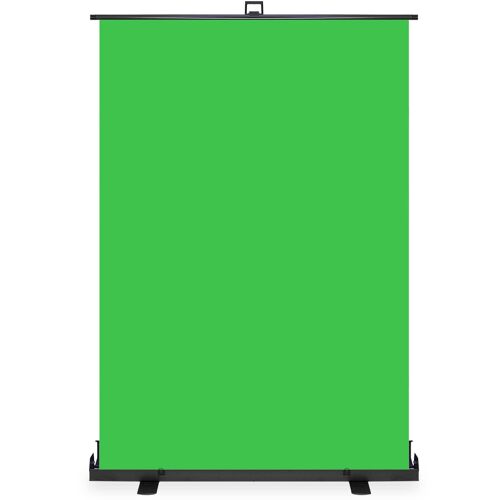 Green Screen Collapsible Pull-Up Streaming Portable Backdrop