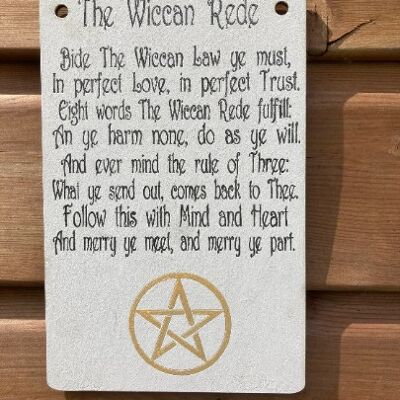 Wiccan Rede Sign