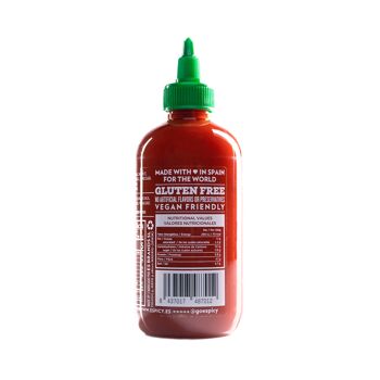 Sauce piquante ESPICY 250 ml | La première sauce piquante Sriracha fabriquée en Espagne | Le degré parfait de piquant (6/10) 9
