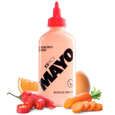 ESPICY Mayo 250 ml | mayonnaise avec la touche parfaite d'épice | Crémeux | Sans gluten | Convient aux végétariens | Keto Friendly | Fabriqué en Espagne...