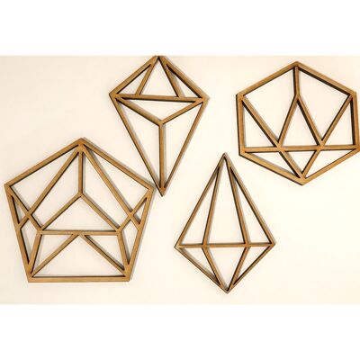 Pack of 4 Geometric Shapes