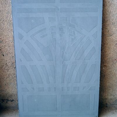 Panel de arte de hormigón - Art Deco