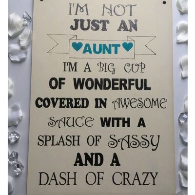 I'm Not Just An Aunt' board