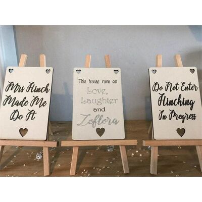 Mrs Hinch quotes inspired sign - Mrs Hinch made me do