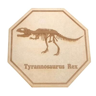 Dinosaur Fossil Plaques - Tyrannosaurus Rex