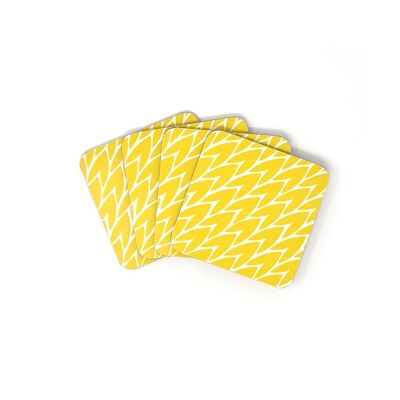 Leaf Coasters / Yellow
