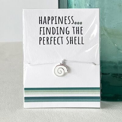 Happiness...Finding The Perfect Shell - White