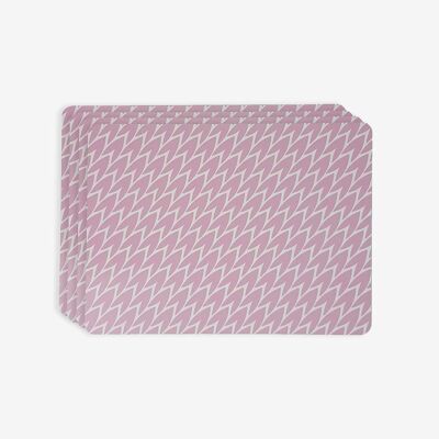 Sets de table Feuille / Rose