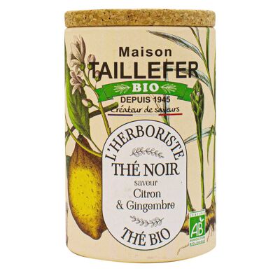 The noir bio citron et gingembre 80g