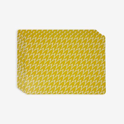 Blatt Tischsets / Gelb
