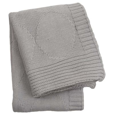 couverture en coton tricoté-lilly blanc-moyen