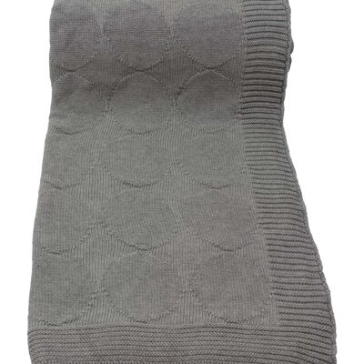 maglia di cotone plaid-grigio-medio.