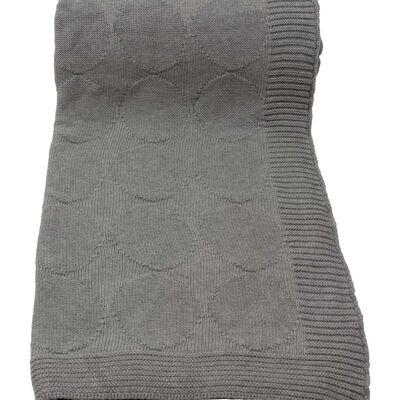 maglia di cotone plaid-grigio-medio.