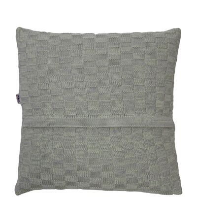 knitted cotton pillowcase-mint-xsmall