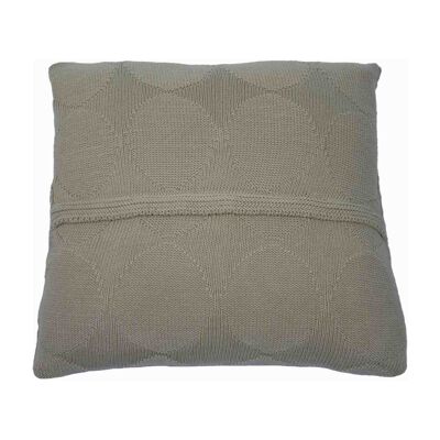 knitted cotton pillowcase-olive green-xsmall