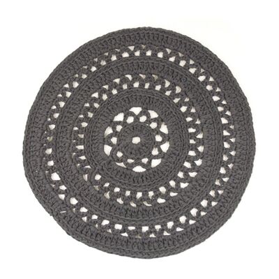 tapis coton crocheté-anthracite-moyen.***