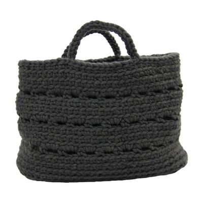 cesta de lana crochet-antracita-xlarge