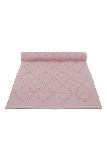 tapis de bain en coton tissé diamant 3