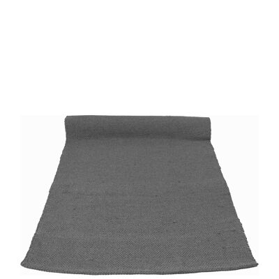 woven cotton rug Nordic light grey medium