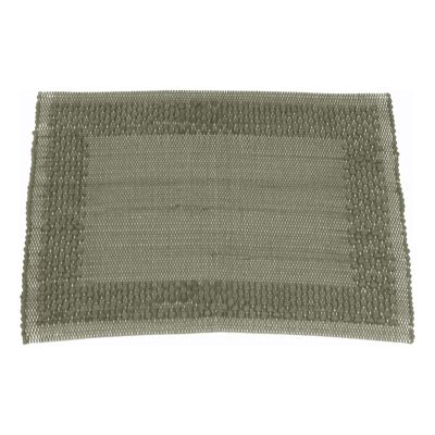 woven cotton placemat-olive green-small