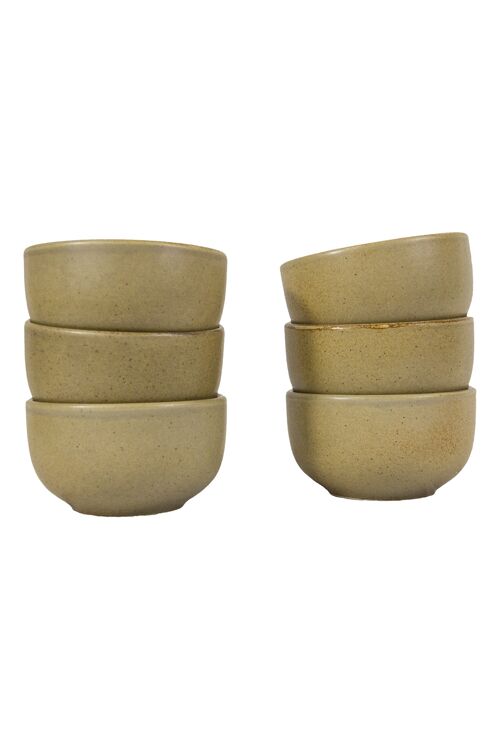 mat ceramic aardewerk-mosterd-medium.