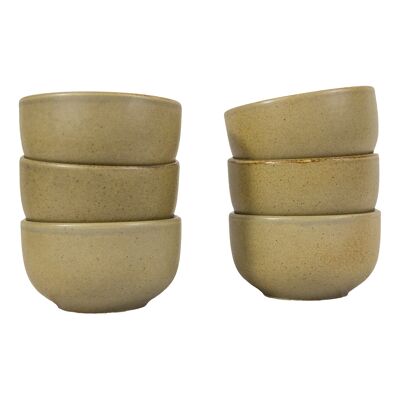 matte Keramik-Keramik-Senf-Medium.