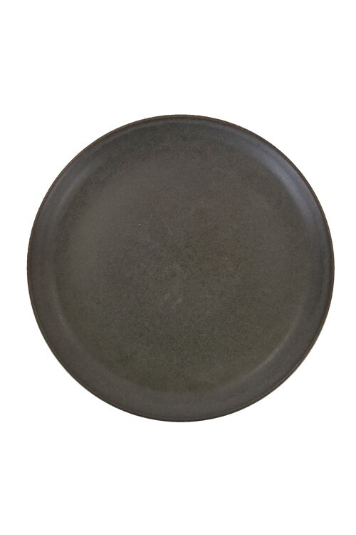 mat ceramic aardewerk-houtskool-medium