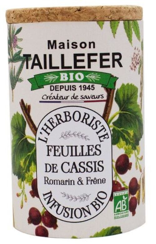 Infusion bio cassis, romarin et frene 50g