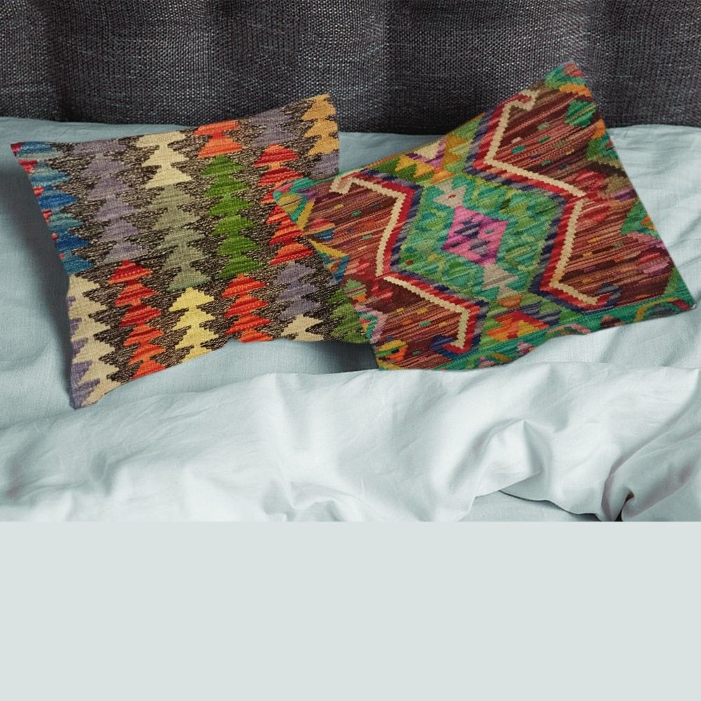 Kilim handvävt Himalaya kuddfodral