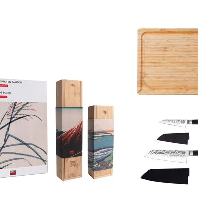 Bunka Deluxe Basic Knife Set - 3 pieces