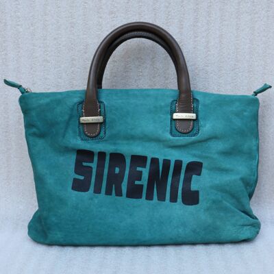 782 - Sirenica leather bag, Bag with handles, Tote bags, Briefcase bag