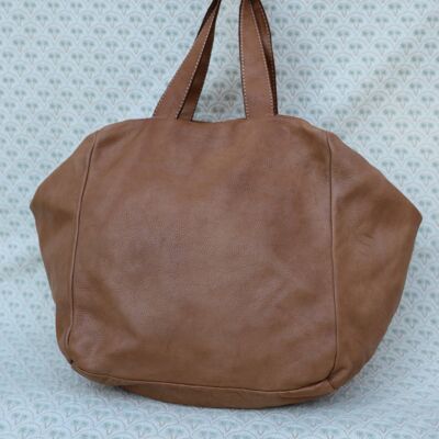765 - Cube - Large tote bag, leather bag, weekend bags, travel bag