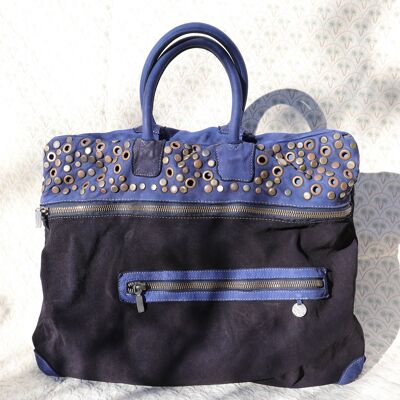 767 Kinky - Blue maxi bag, swagger bags, tote, handbag, handheld