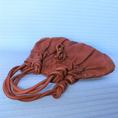 639 Toffee - Large soft touch bag
