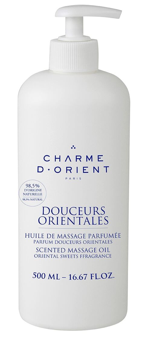 Huile corporelle parfum Ambre - 500ml