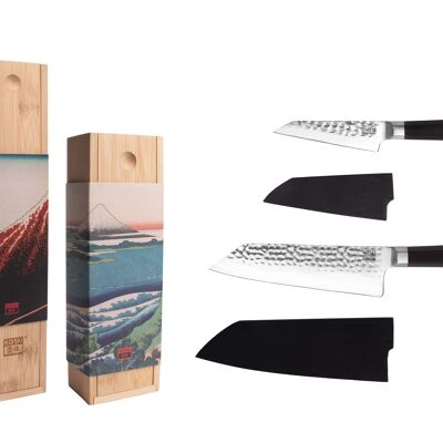 Set de couteaux de base Bunka - 2 pièces