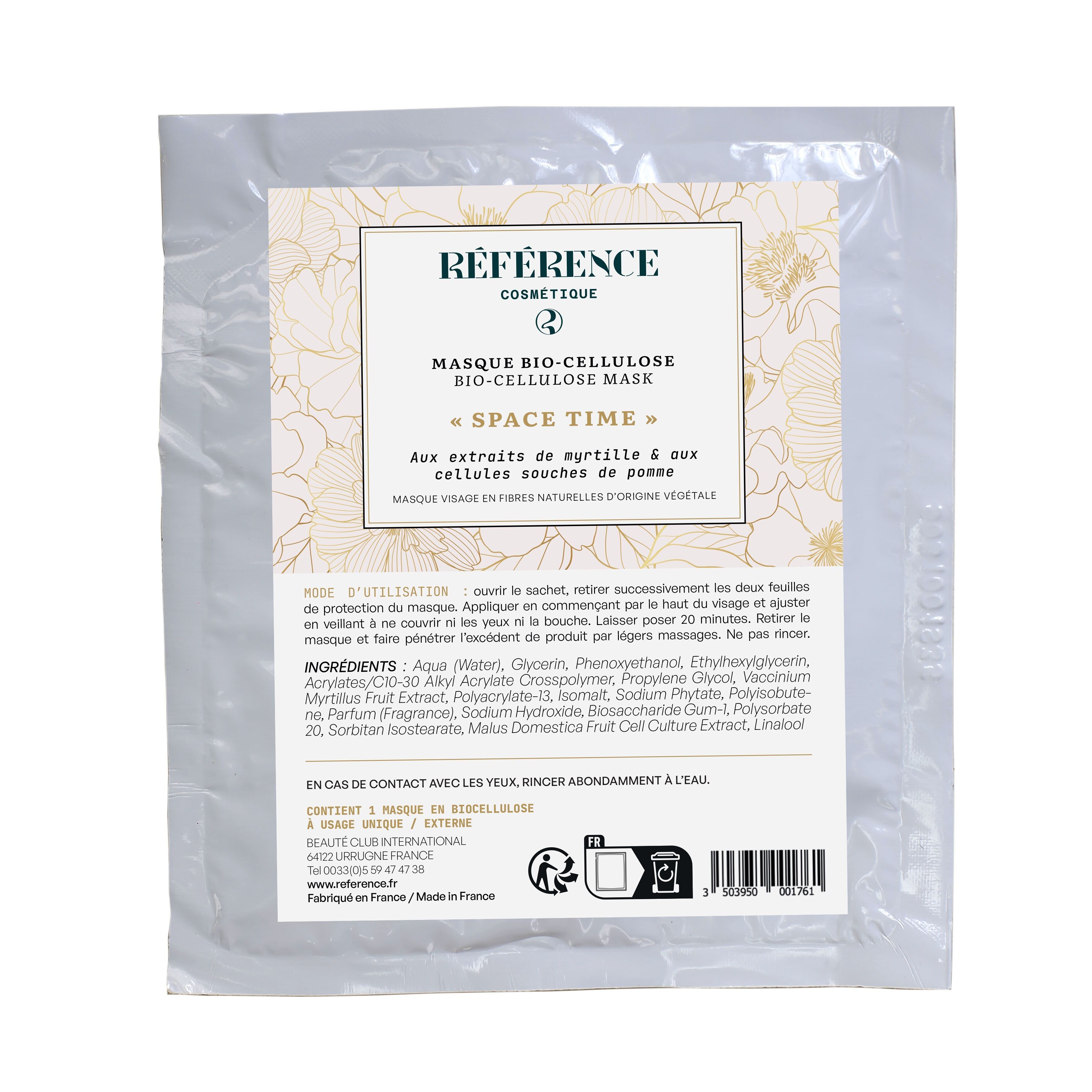 Masque Bio-Cellulose "SPACE TIME"