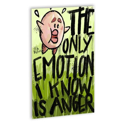 Anger Canvas Zwart_30 x 40 cm